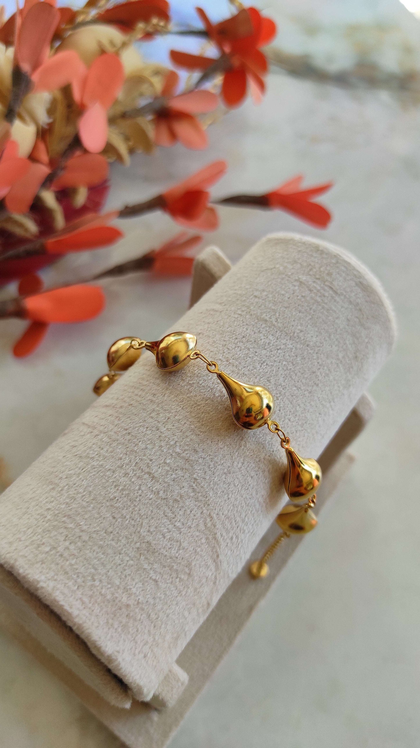 Golden seed anti tarnish bracelet