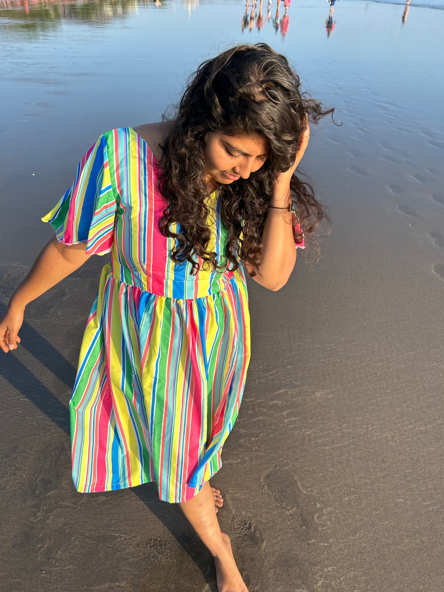 Colorful Striped Dress