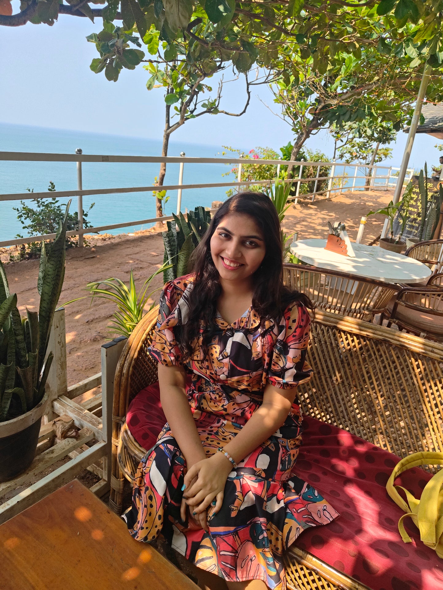 Tropical Black Skirt Set