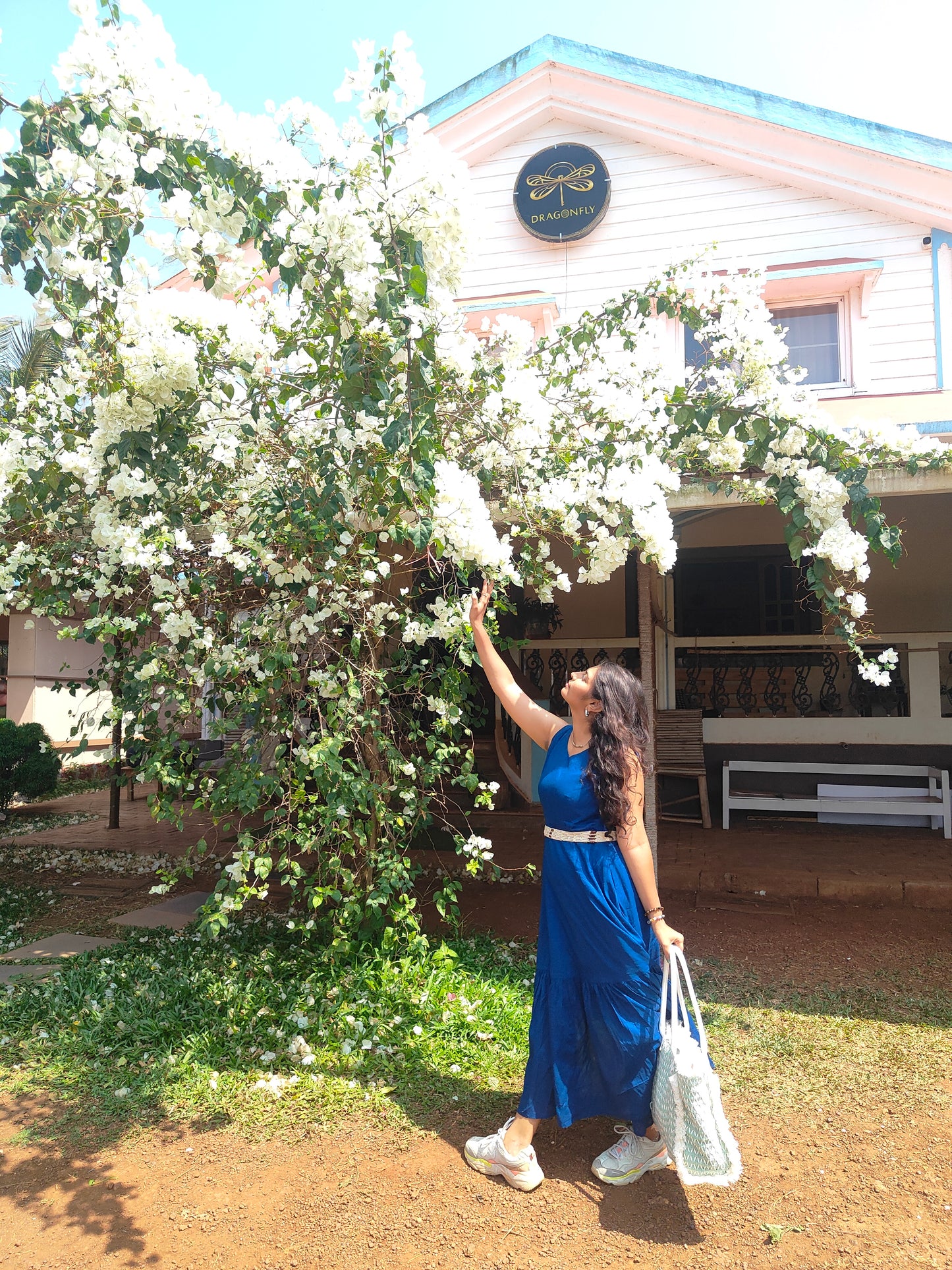 Amber Blue Mulmul Dress