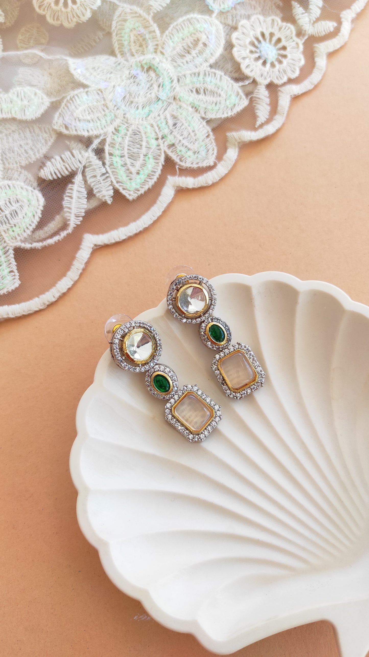 Netra Moissanite earrings