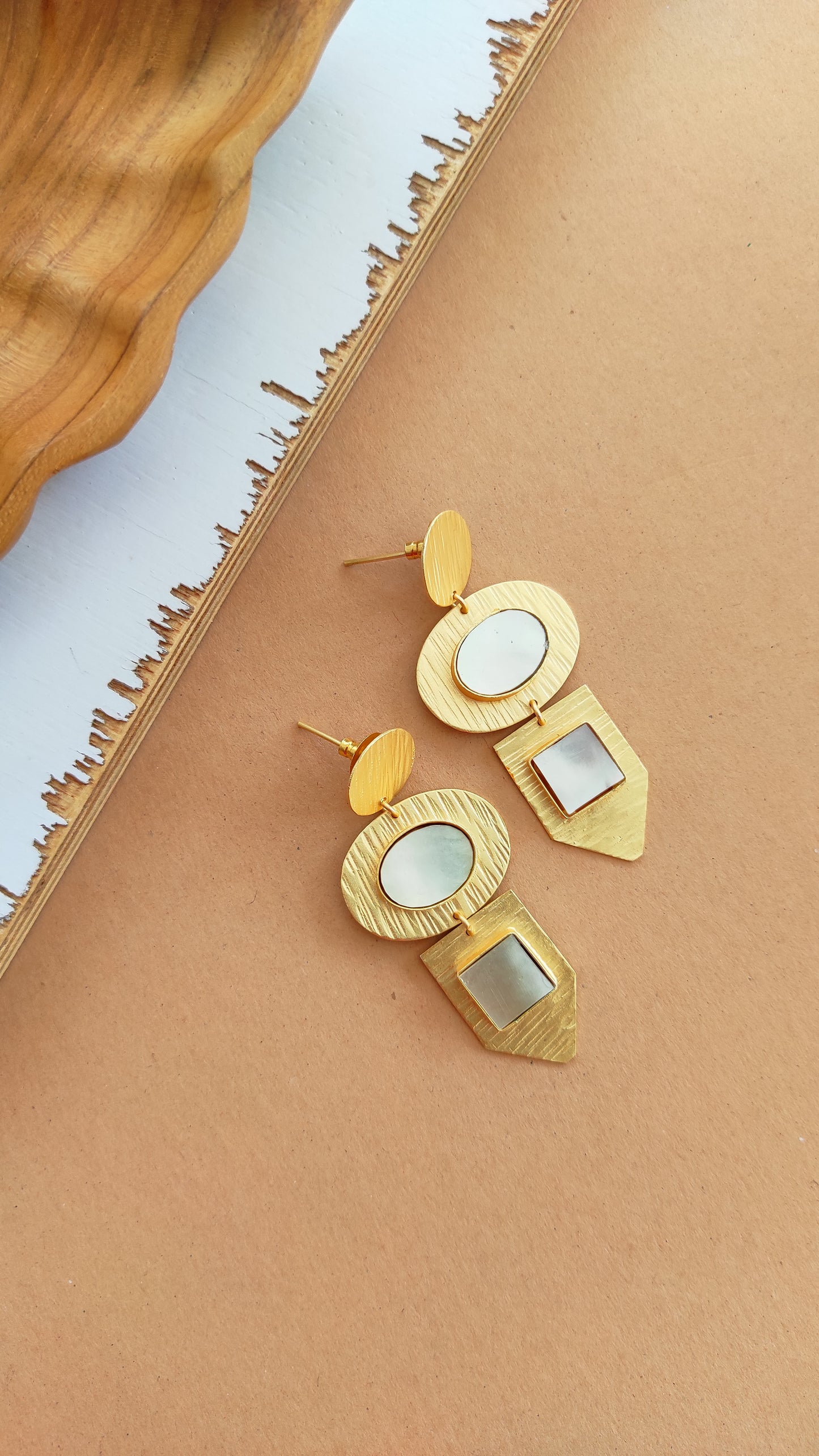 Jagriti real MoP earrings