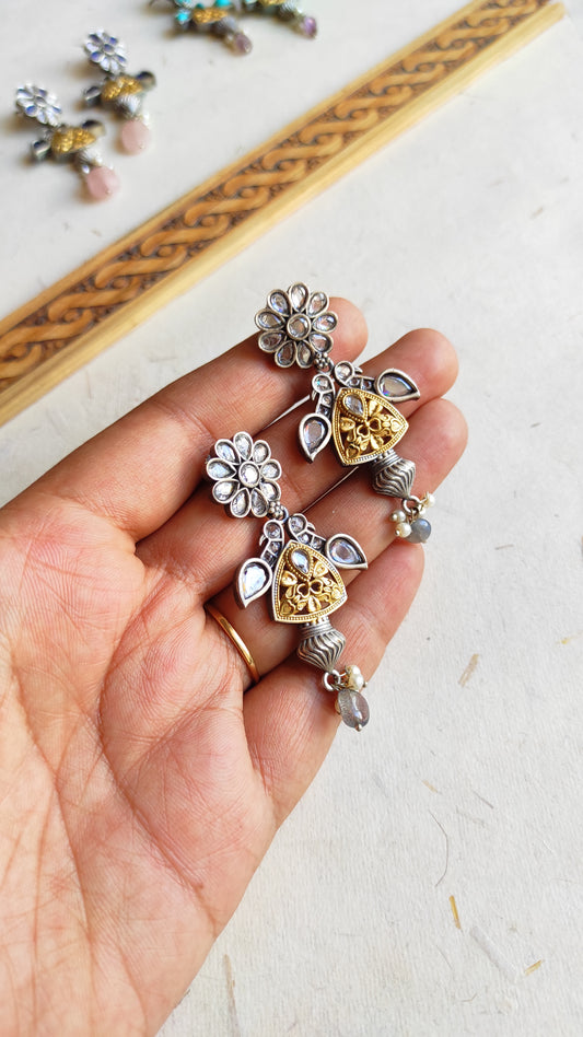 Prachi dualtone earrings