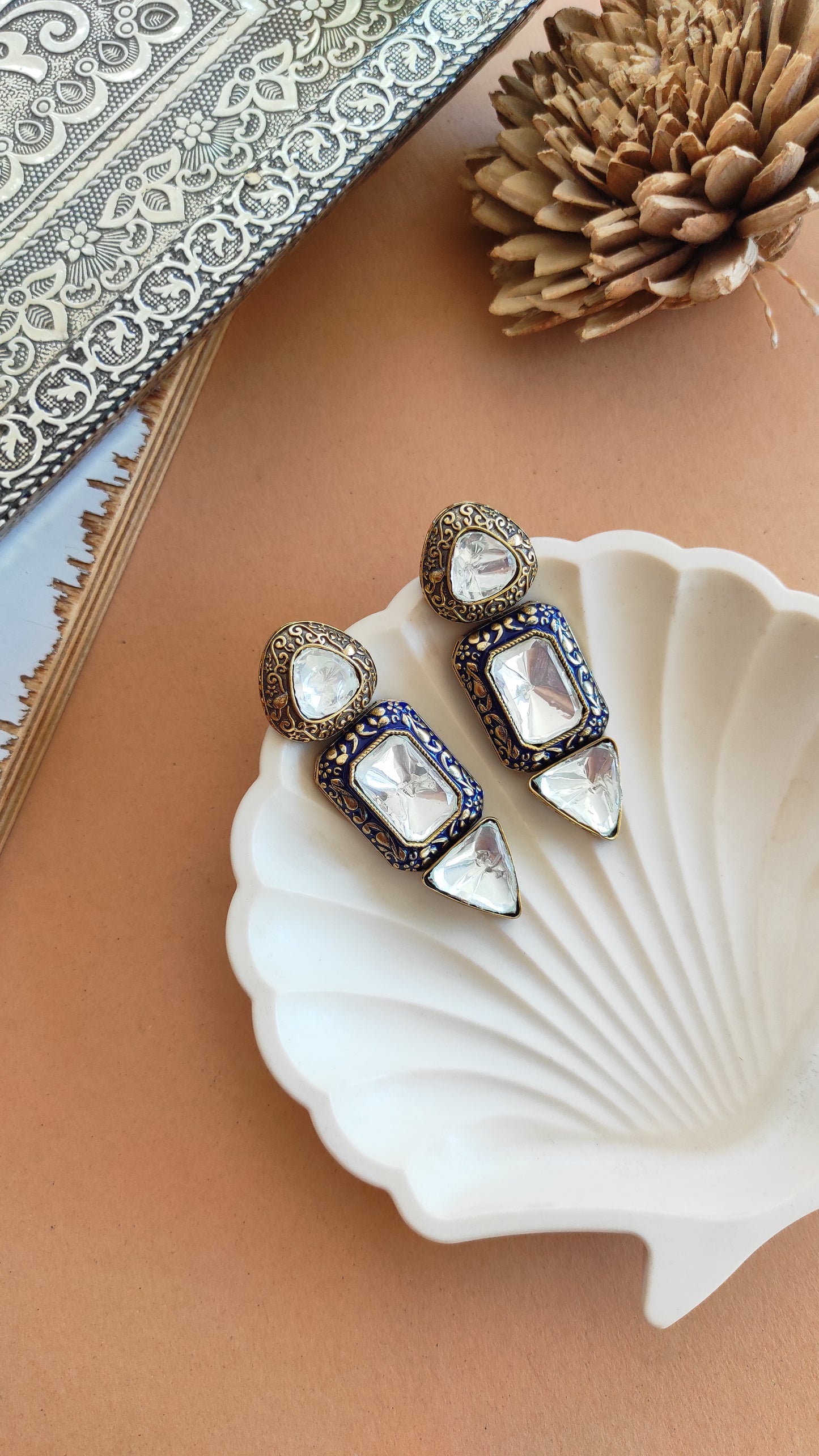 Fiona Moissanite studs