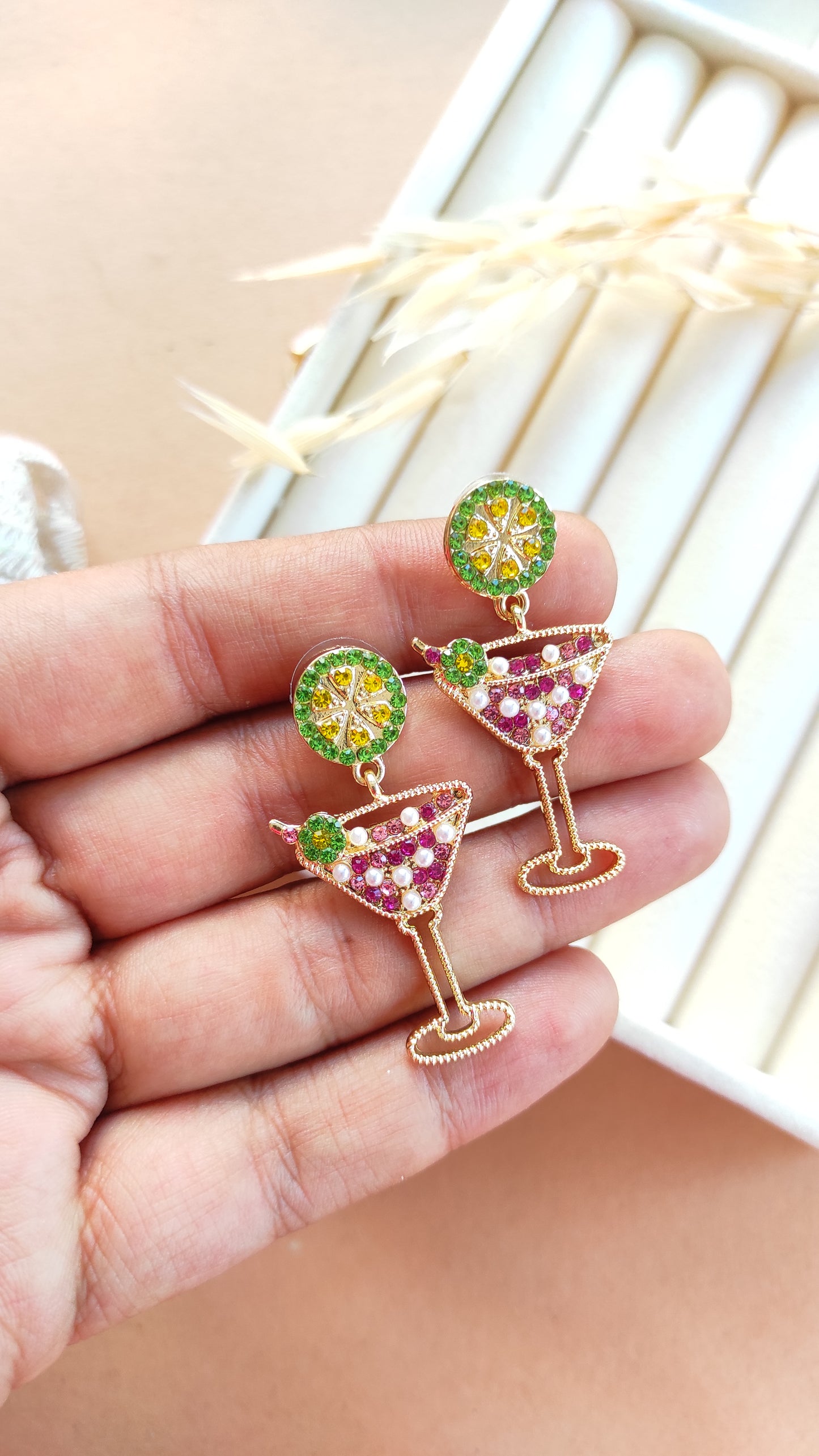 Quirky Cocktail Earrings