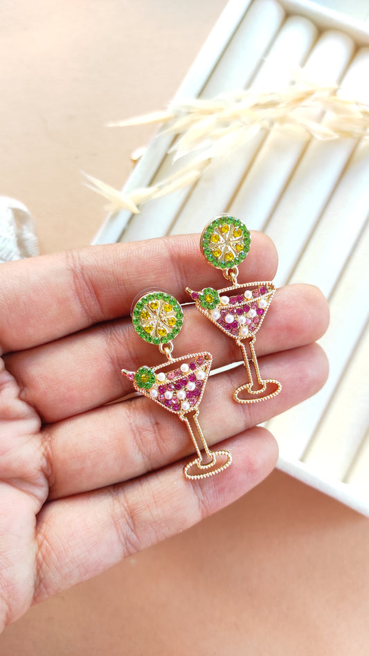 Quirky Cocktail Earrings