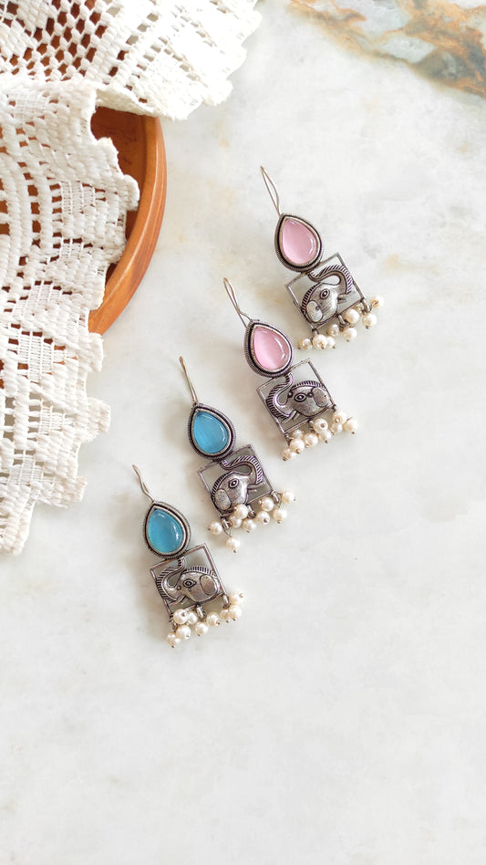 Elephant hook earrings