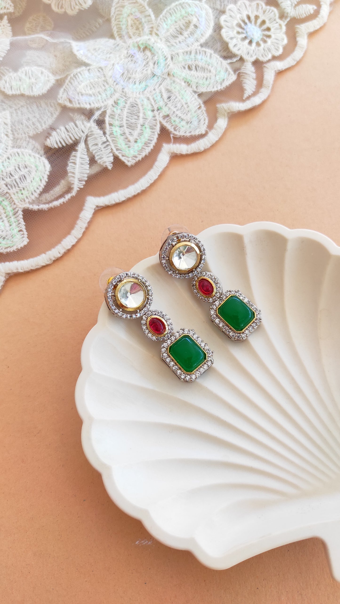 Netra Moissanite earrings