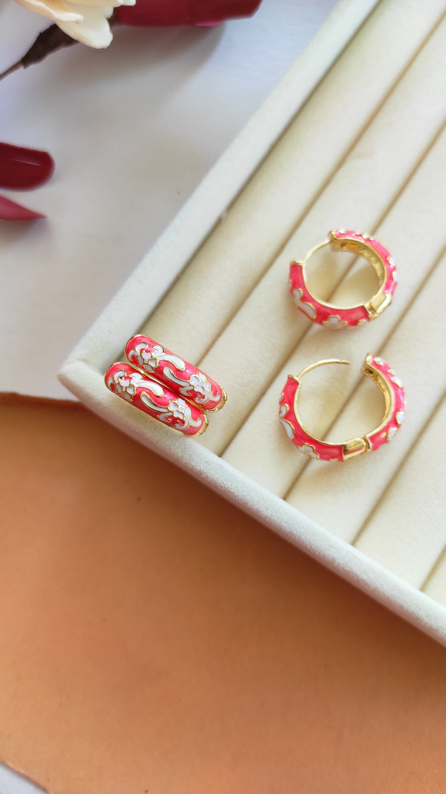 Enameled Hoops 001