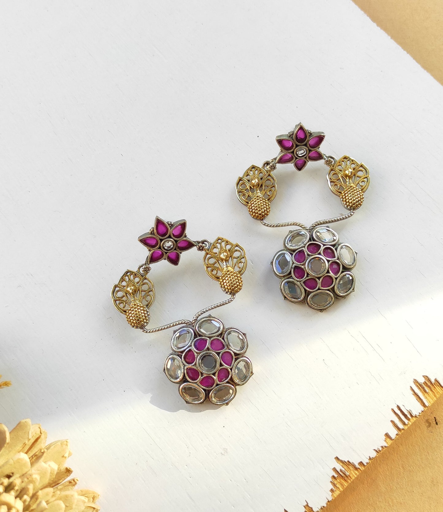 Dharini dualtone earrings