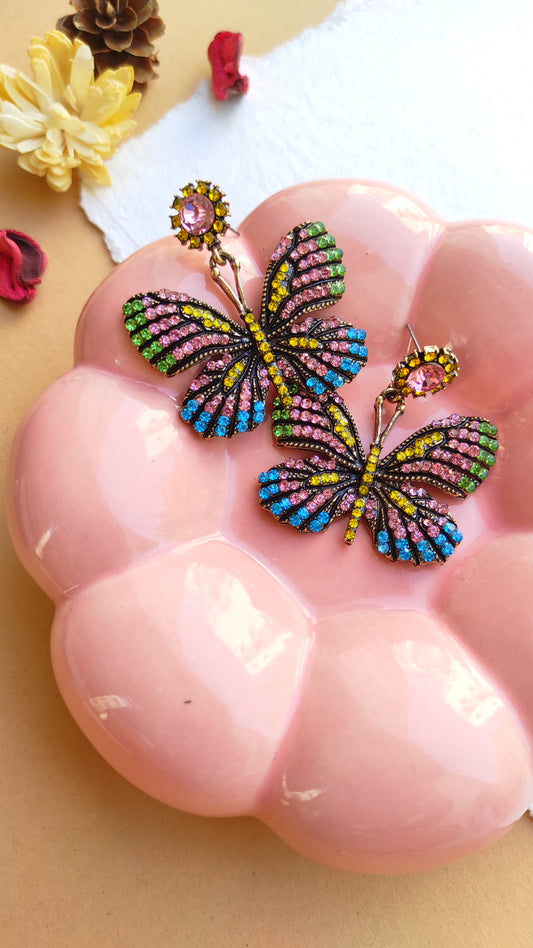 Quirky Butterfly Earrings