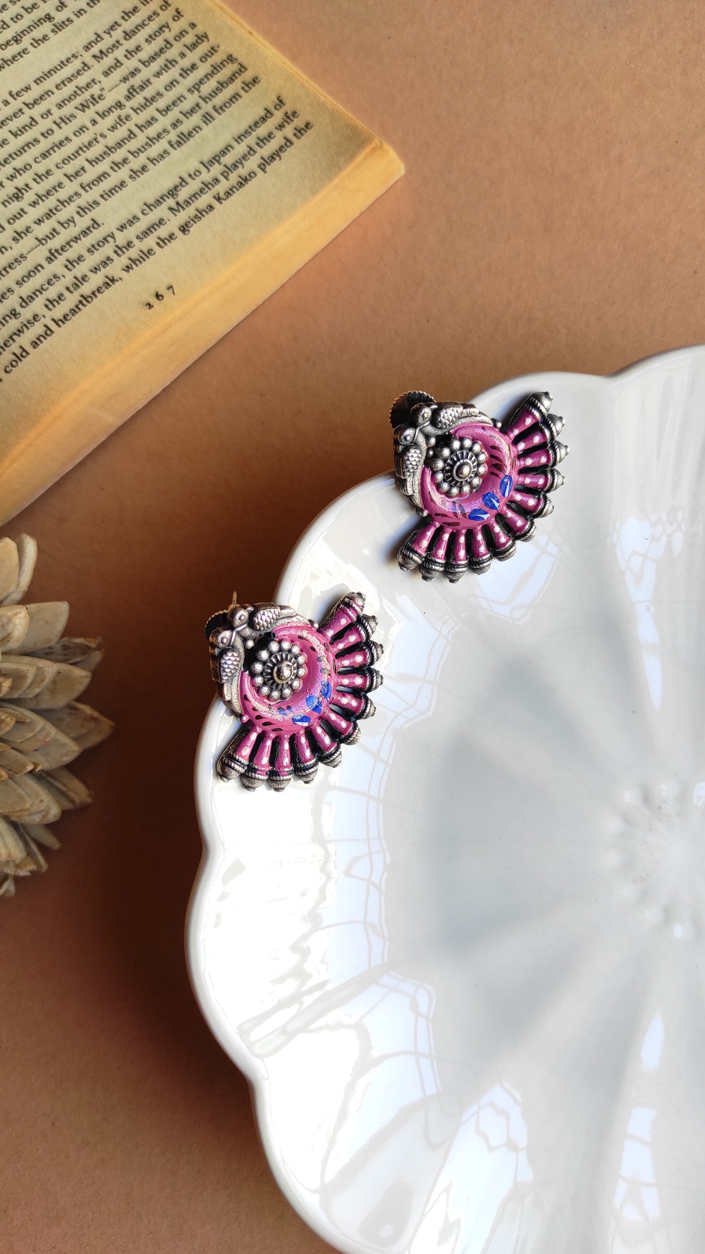 Mili hand painted studs