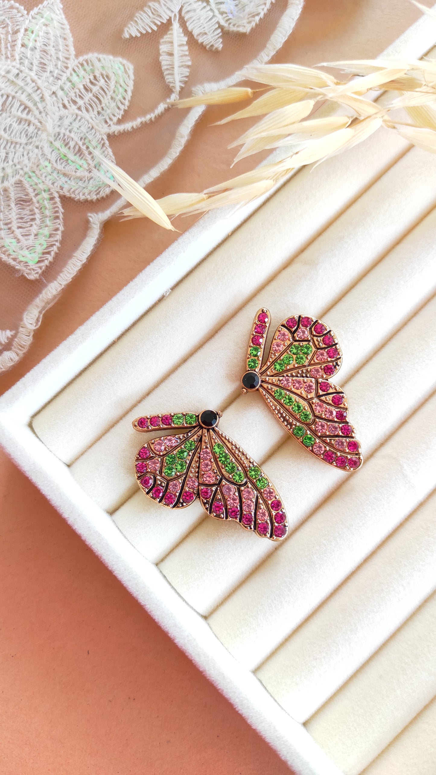 Quirky Butterfly Wing Studs