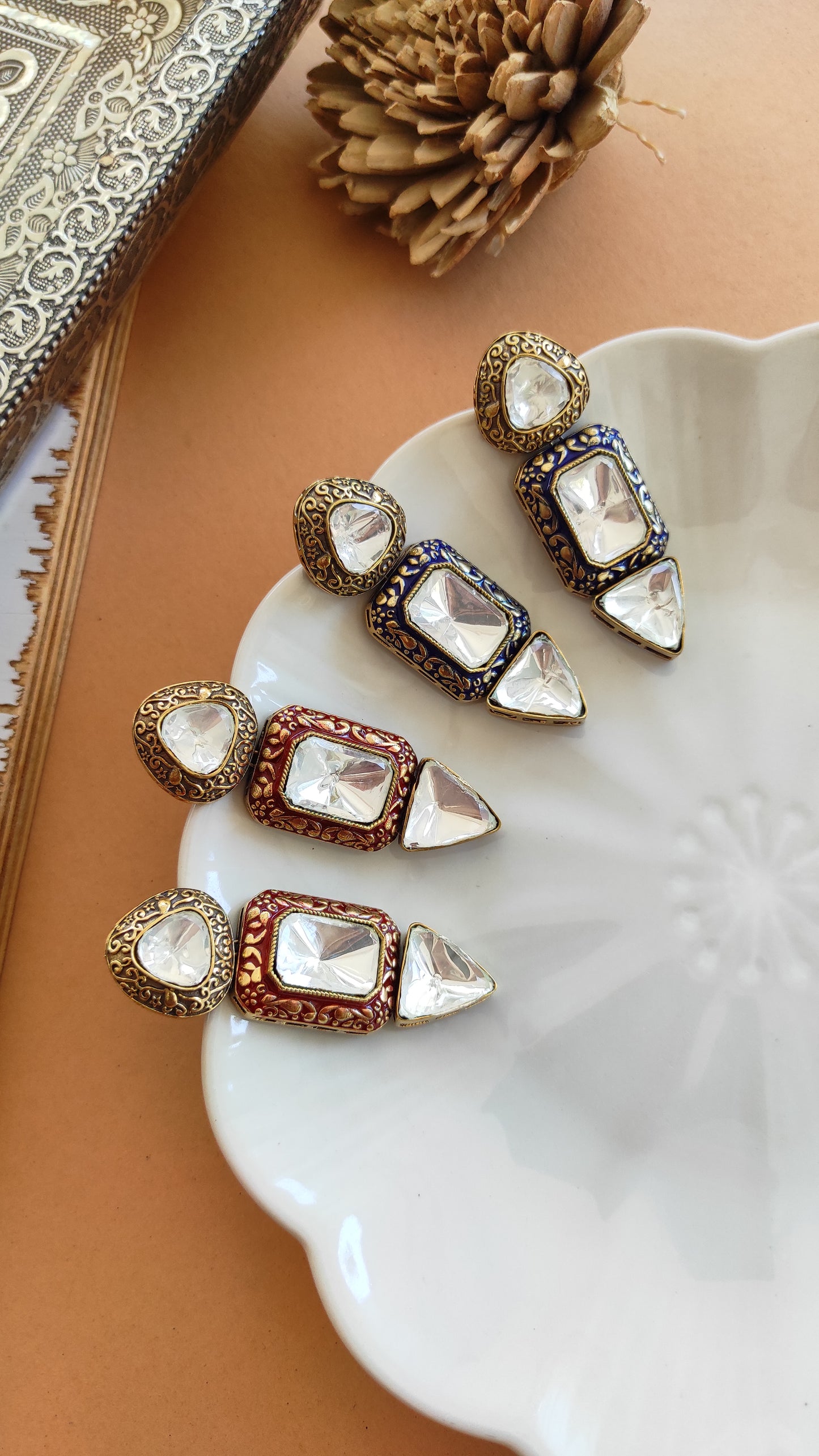 Fiona Moissanite studs