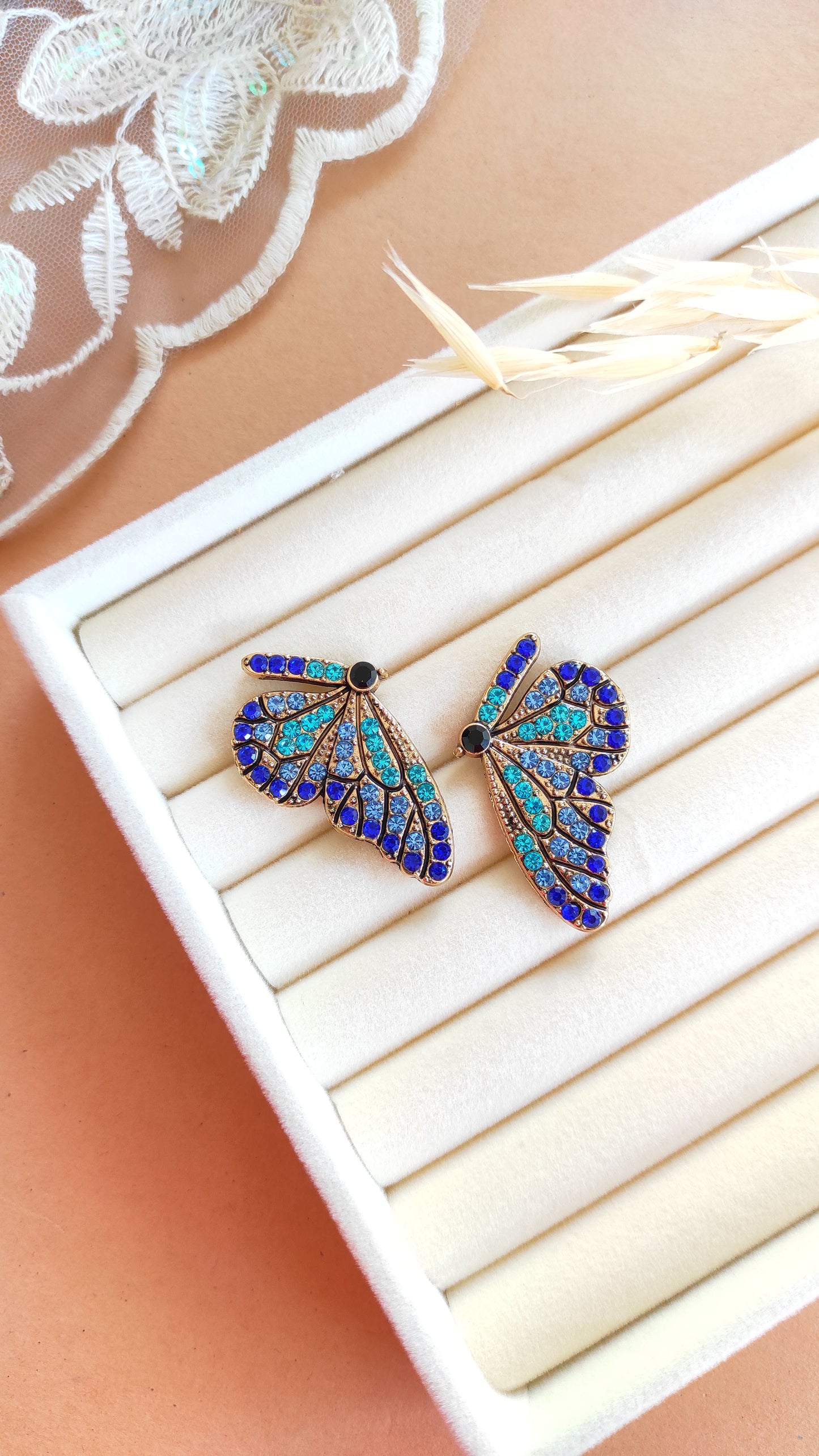 Quirky Butterfly Wing Studs