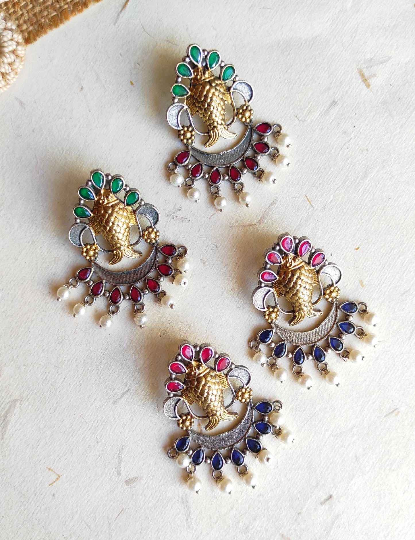 Chitra dualtone earrings DTE2