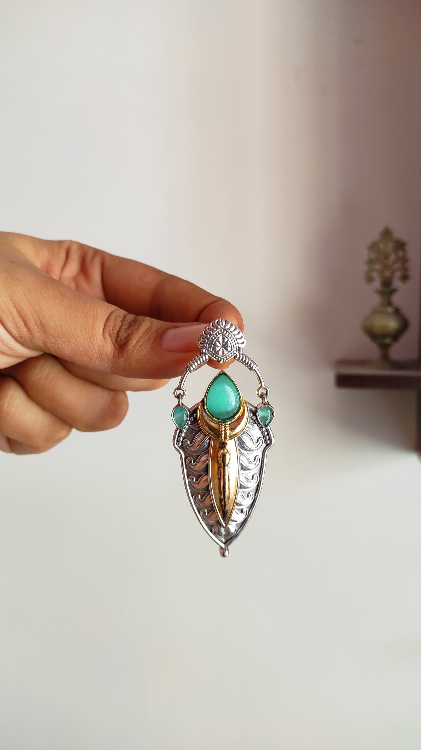 Manasvi dualtone earrings