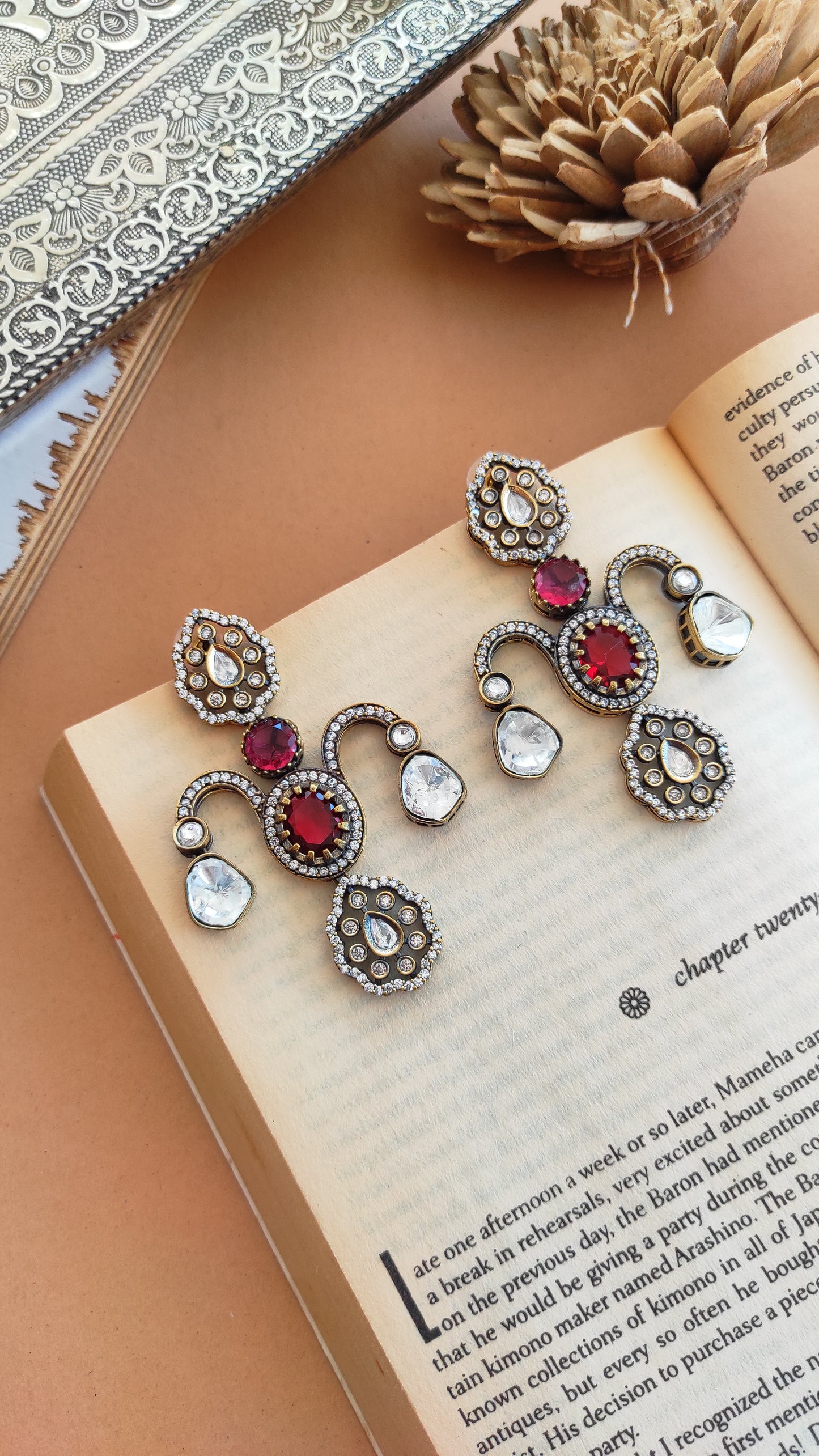 Maya statement earrings