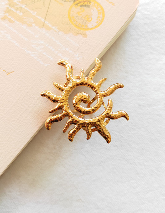 Surya adjustable anti tarnish finger ring