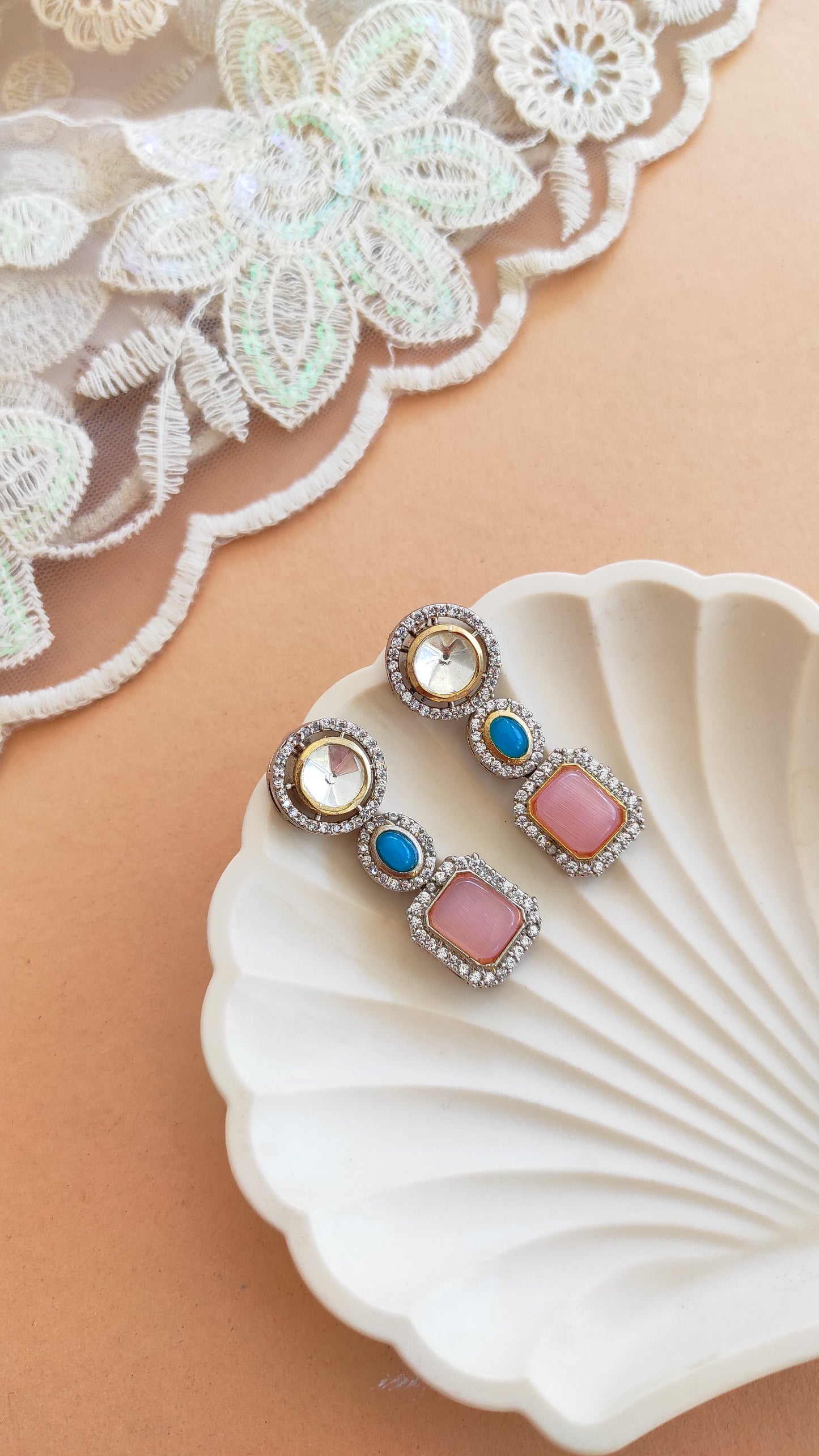 Netra Moissanite earrings