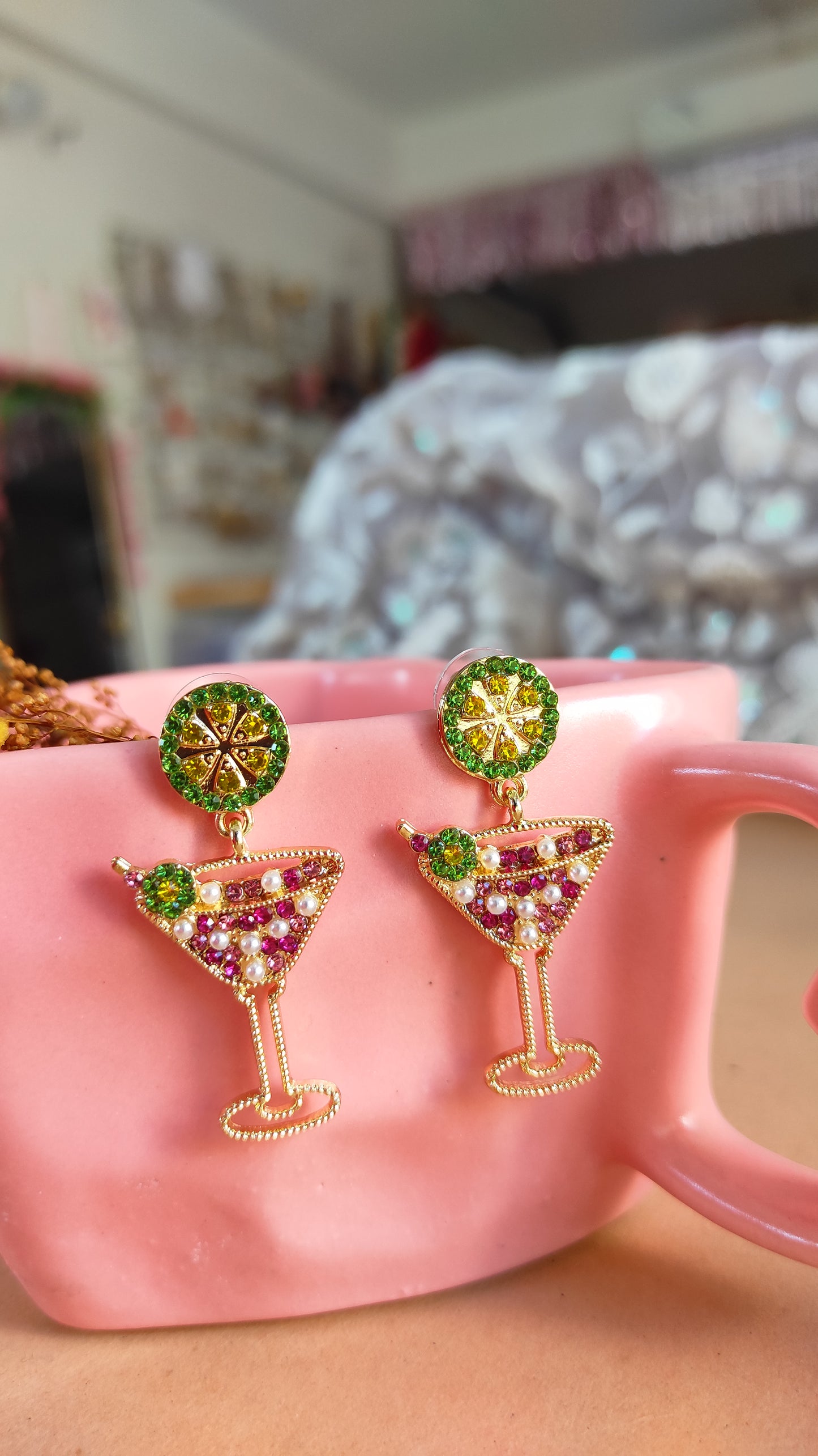 Quirky Cocktail Earrings