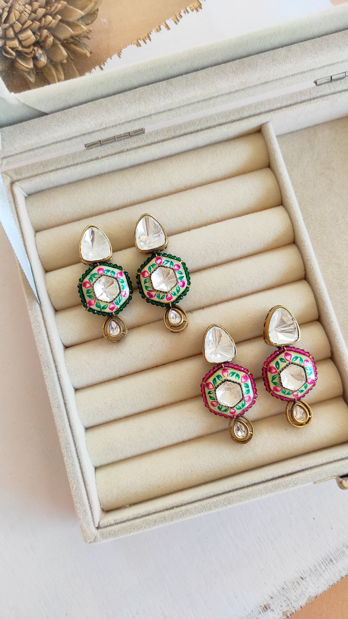 Sarika Moissanite studs