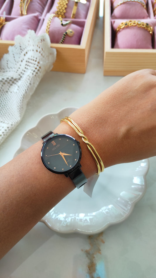 Twisted kada bracelet