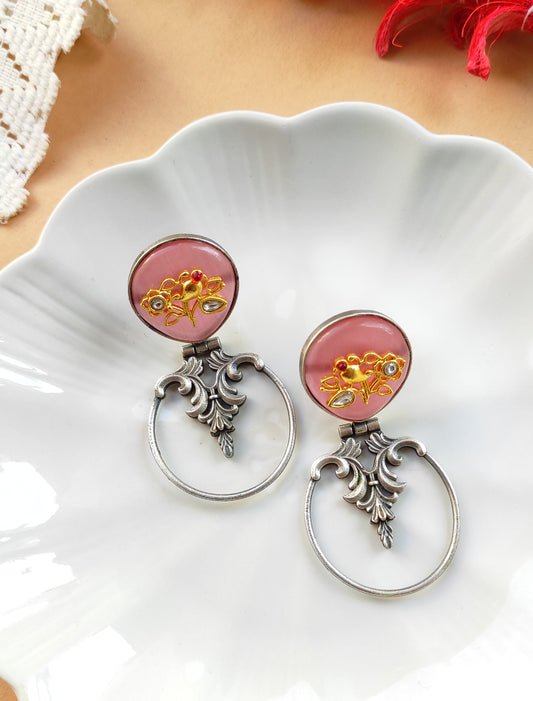 Parinda dualtone earrings