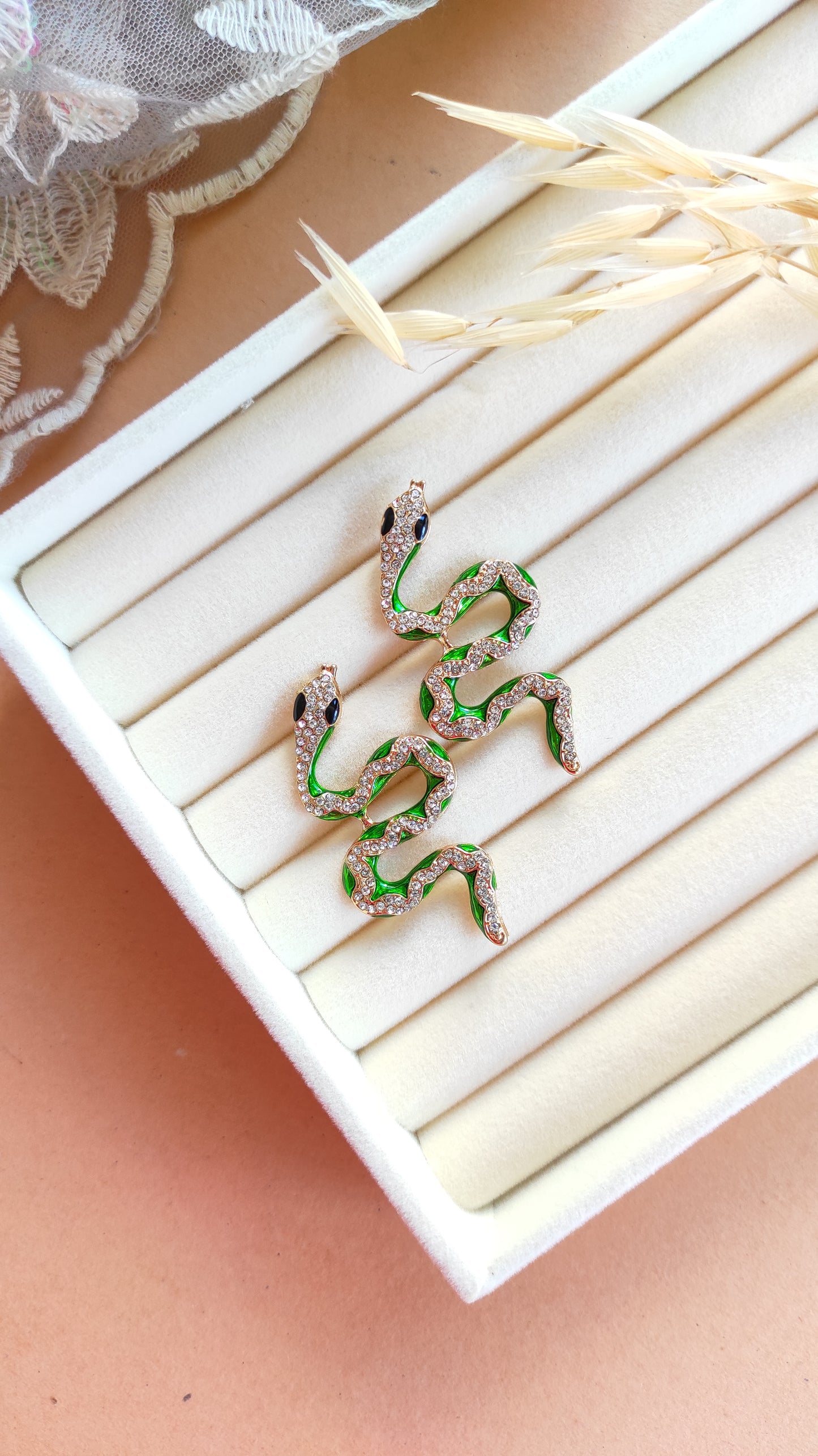 Quirky Snake Stud Earrings