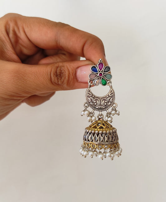 Swarupa dualtone jhumka