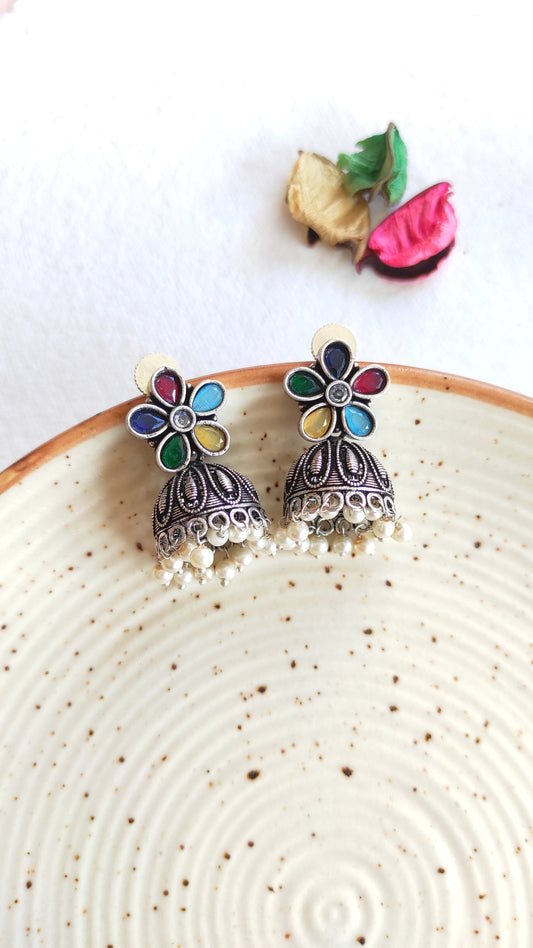 Piya oxidized Jhumki