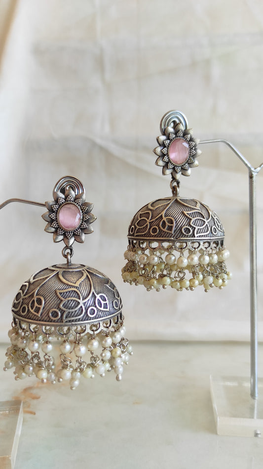 Silver lookalike Jhumka