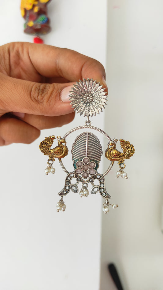 Megh dualtone earrings