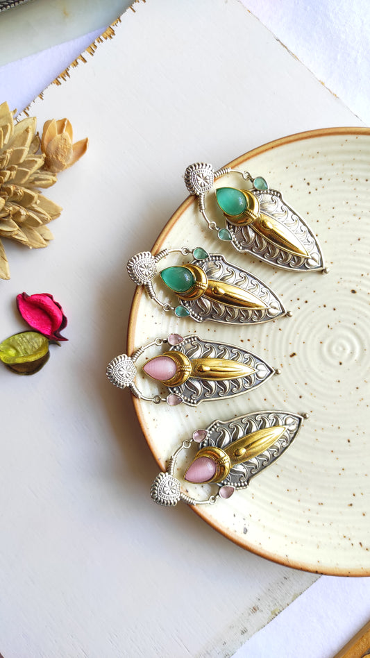 Manasvi dualtone earrings