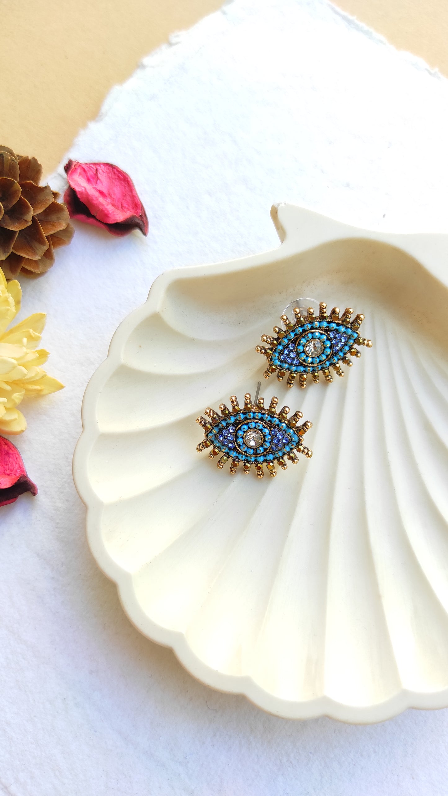 Quirky Evil Eye Earrings