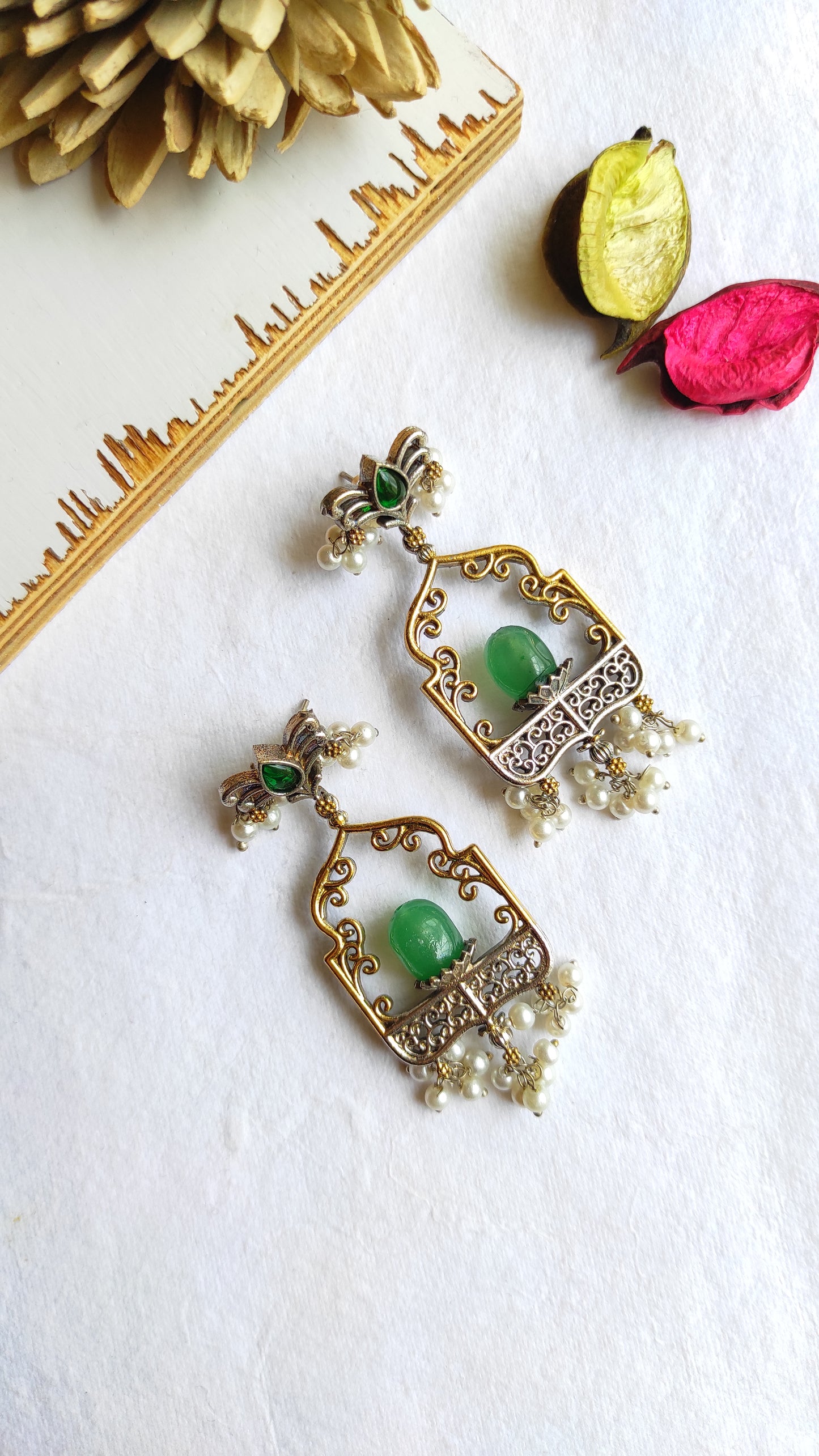 Riya dualtone earrings