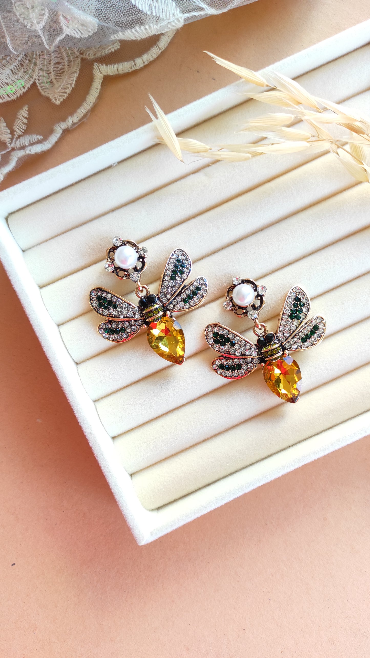 Quirky Yellow Bee