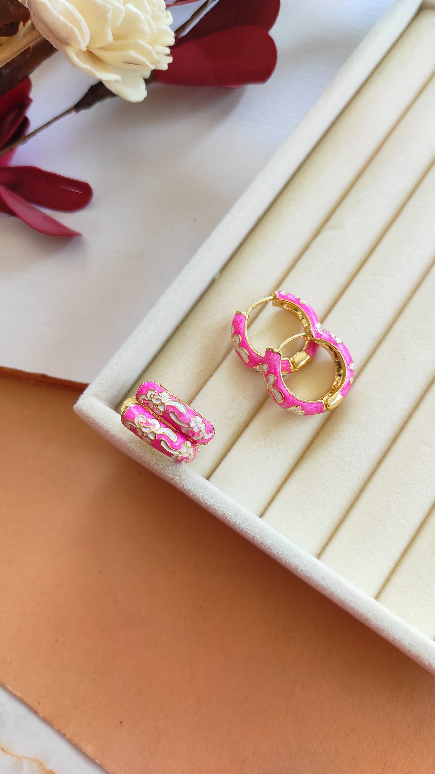 Enameled Hoops 001