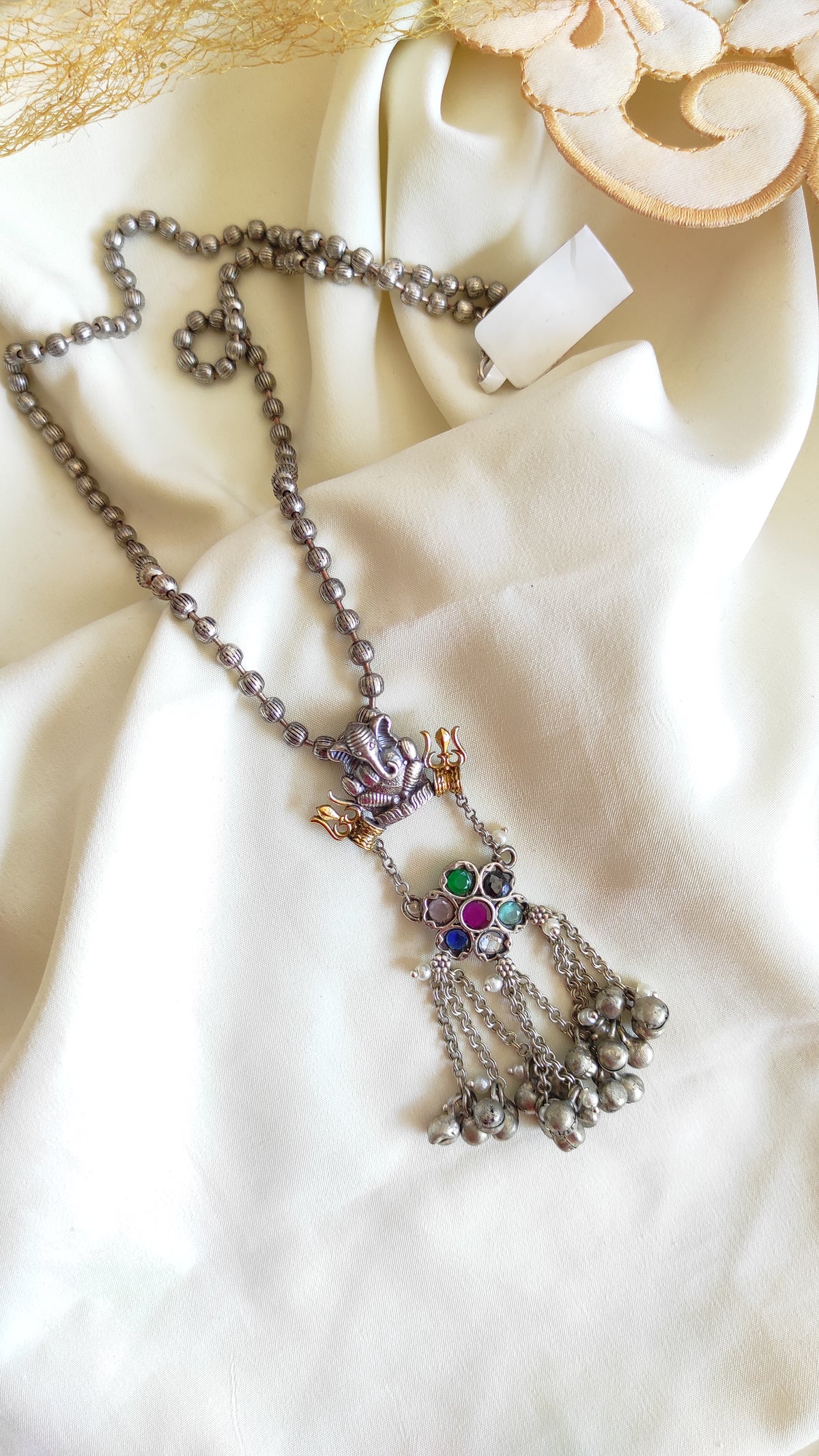 Ganesha ghunghru long chain