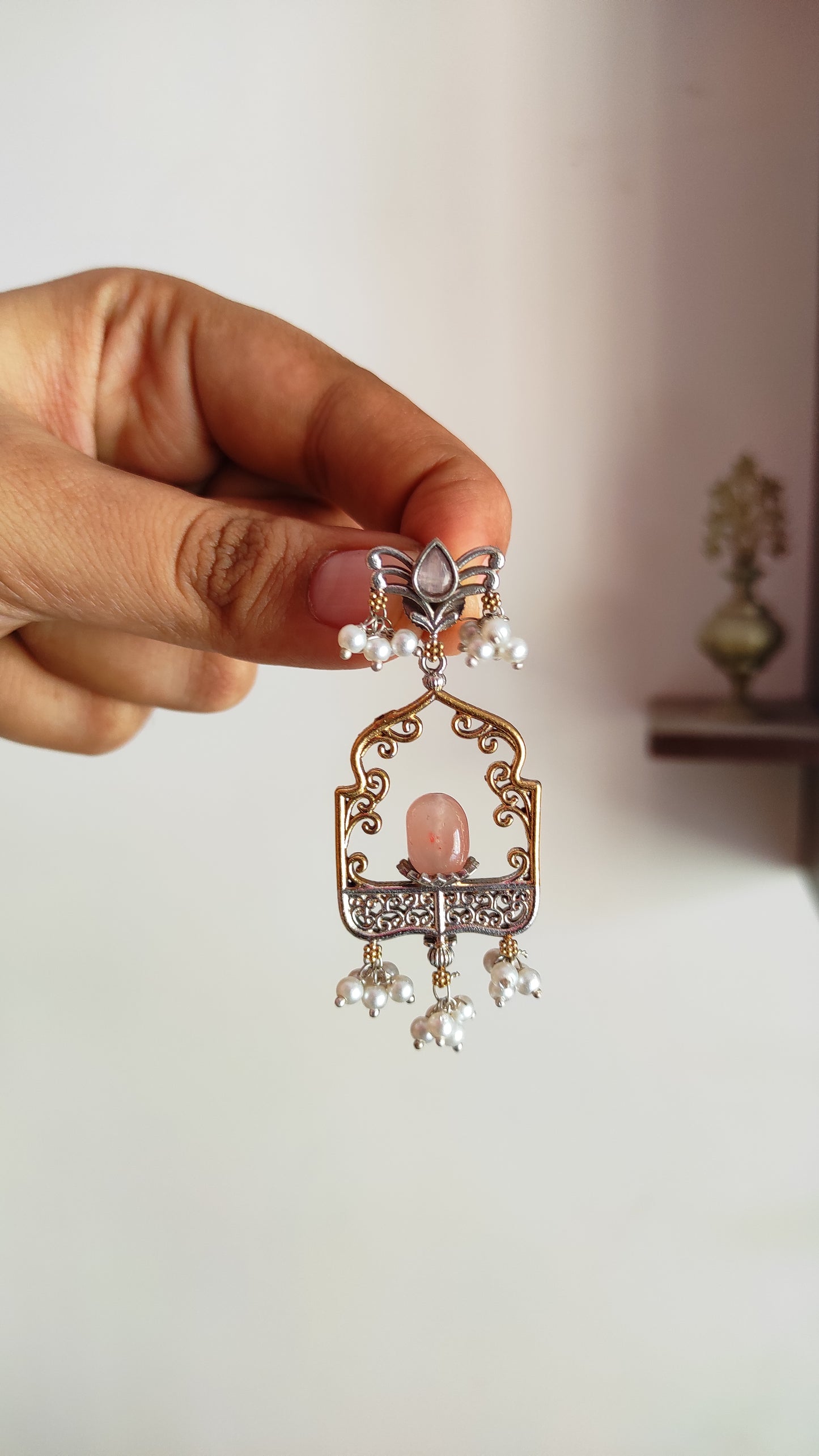 Riya dualtone earrings