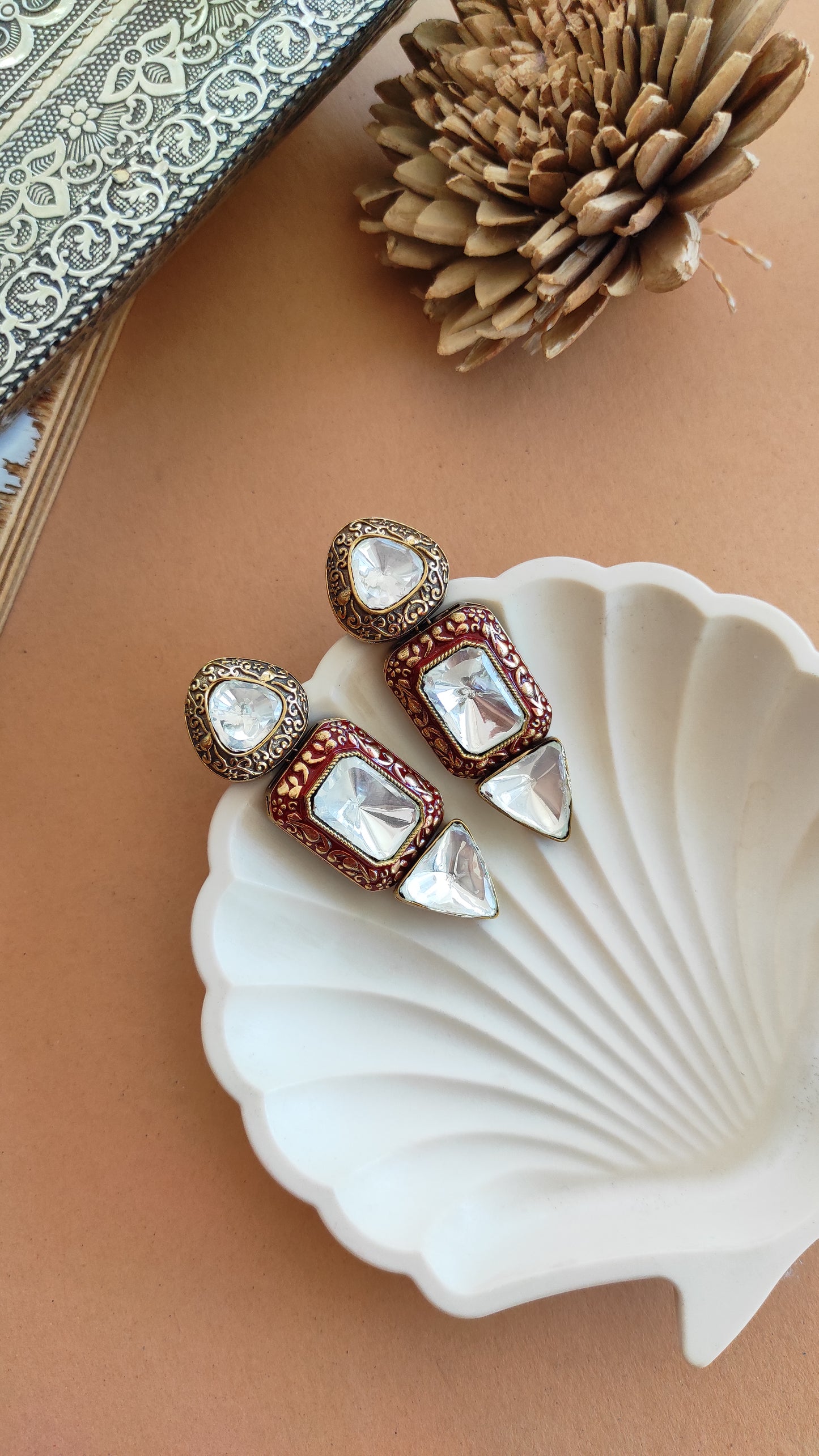 Fiona Moissanite studs