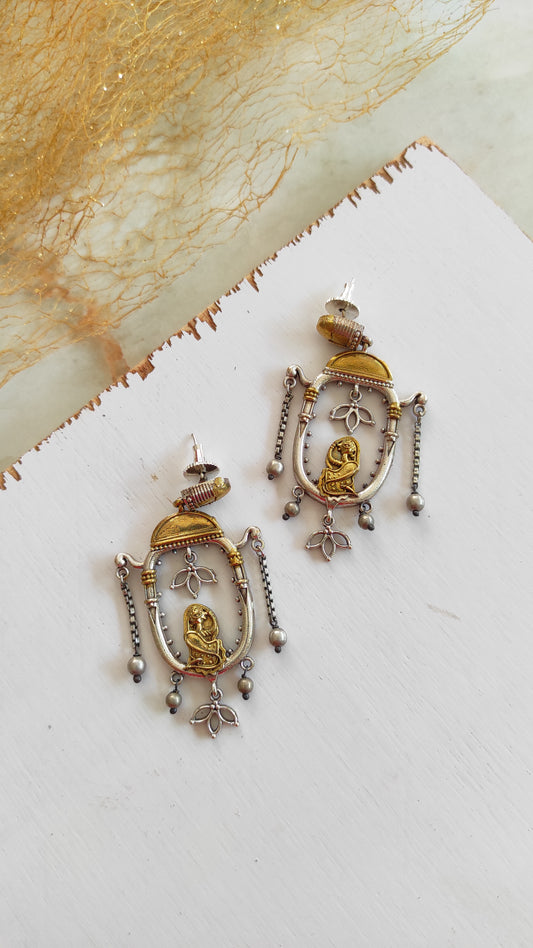 Dolly dualtone earrings