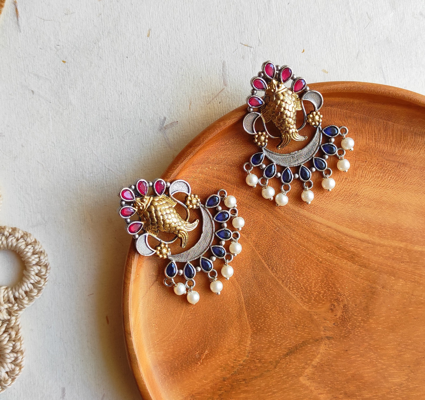 Chitra dualtone earrings DTE2