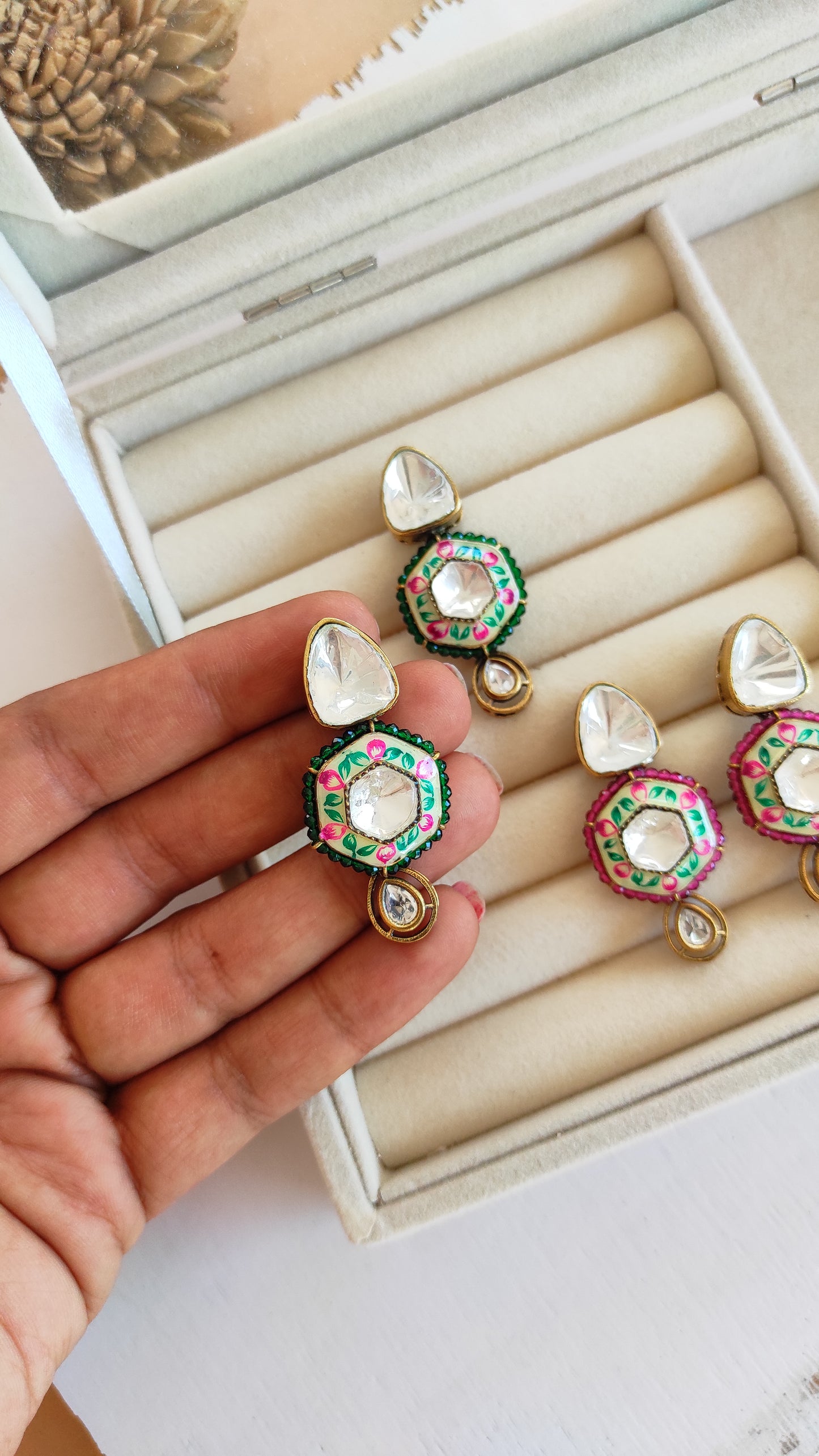 Sarika Moissanite studs