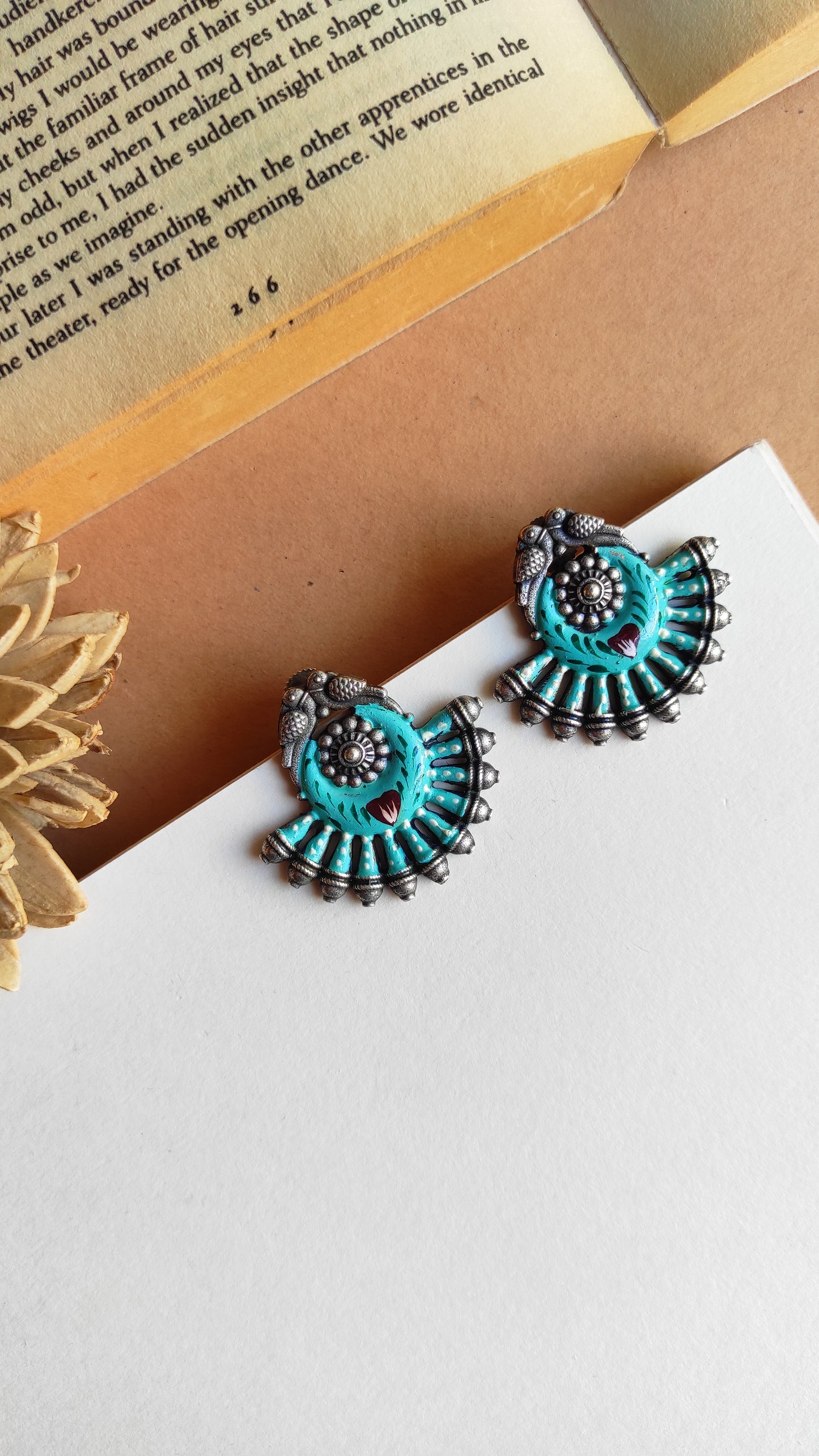 Mili hand painted studs