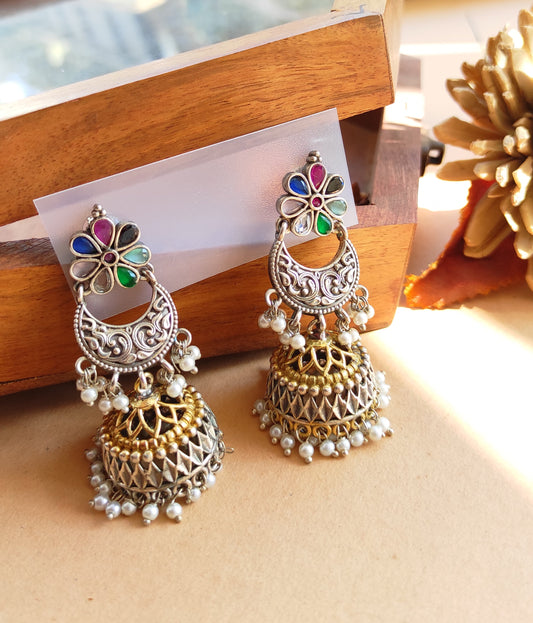 Swarupa dualtone jhumka