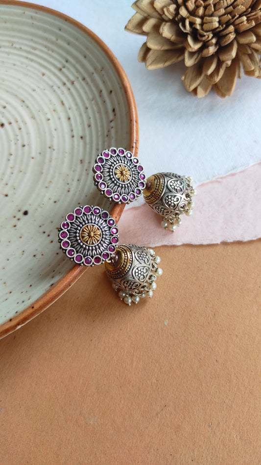 Tarini dualtone jhumka
