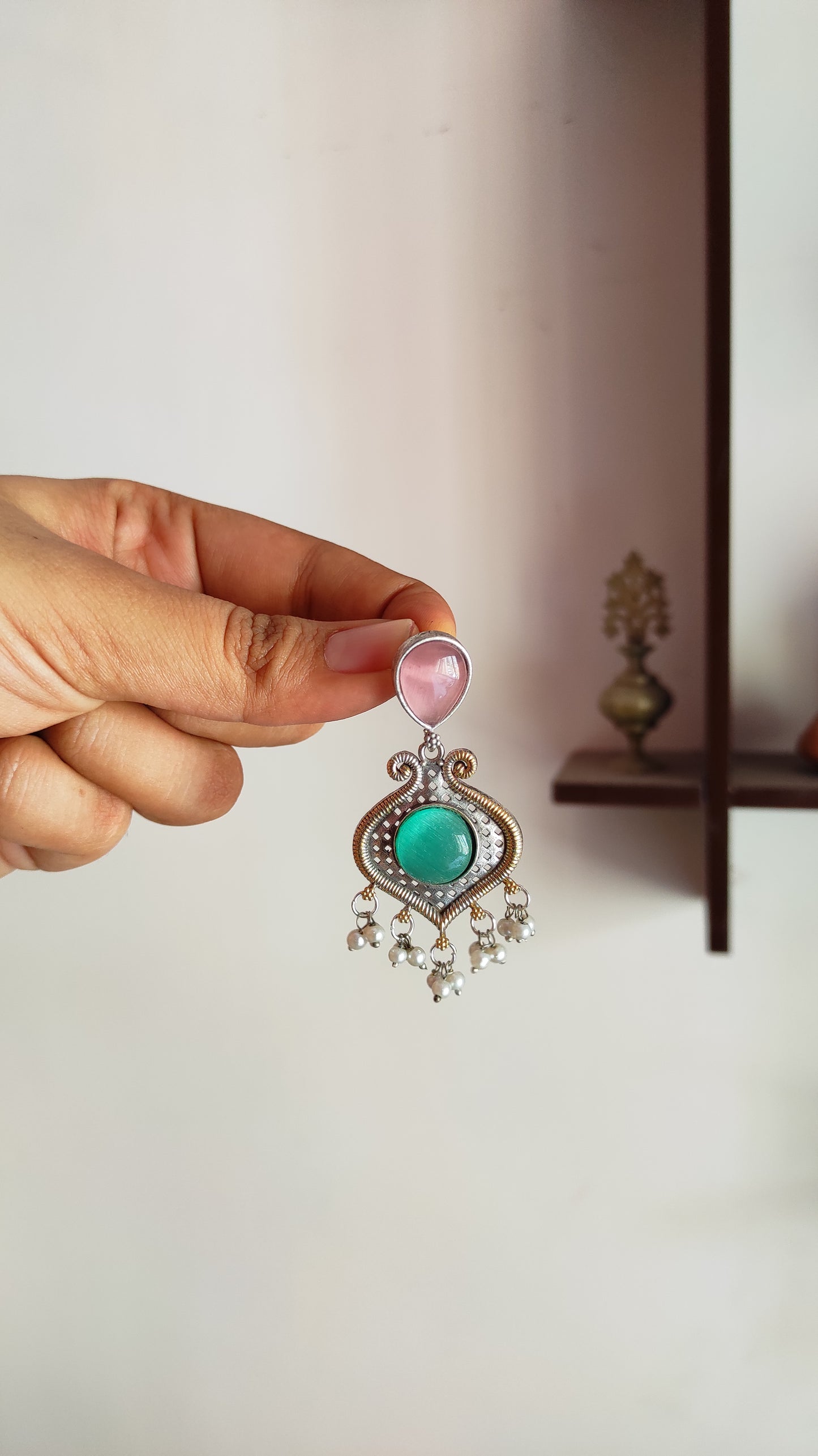 Kiran dualtone earrings