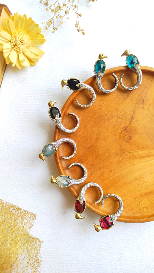 Pihu stones studs earrings DTE2