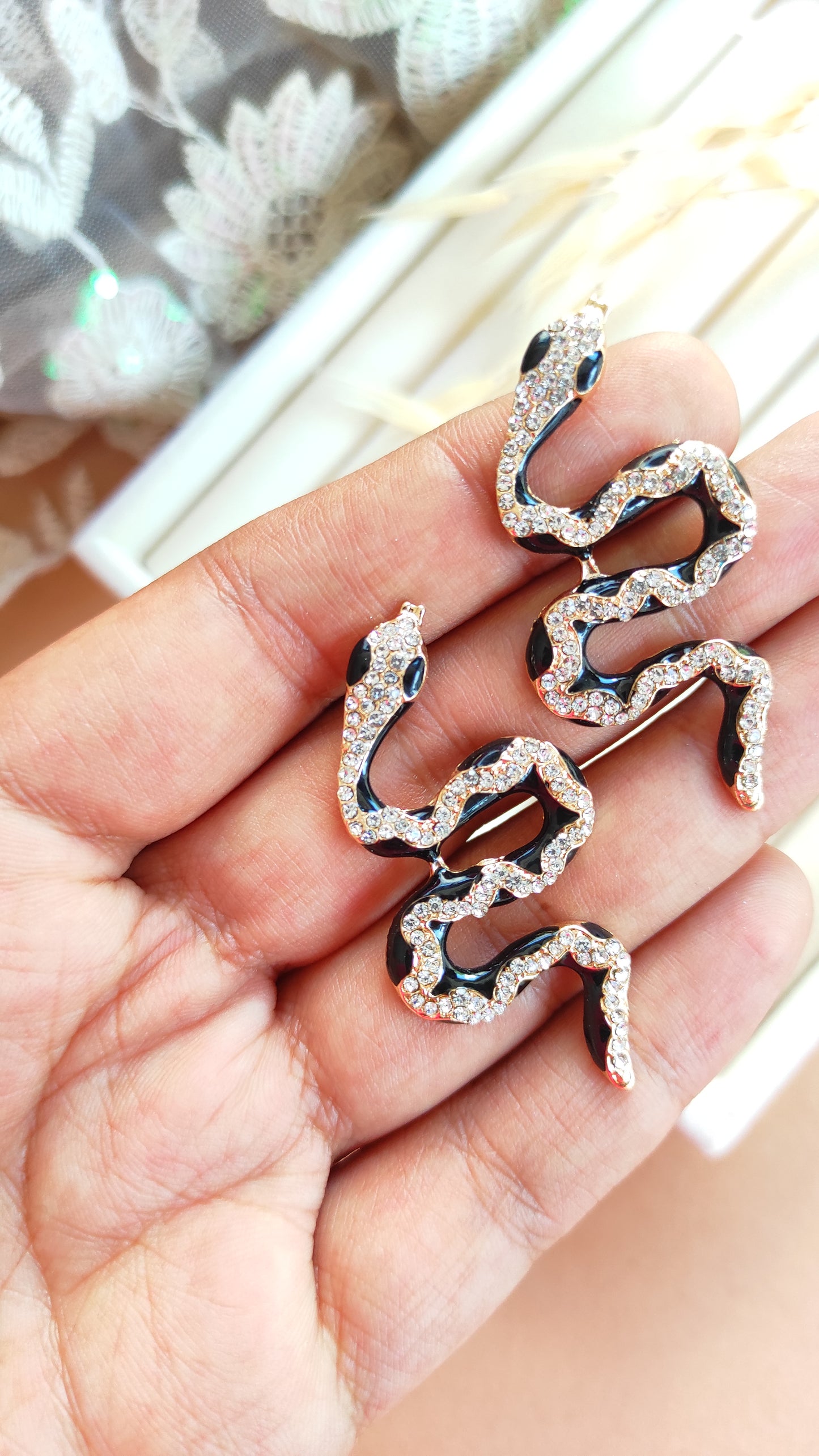 Quirky Snake Stud Earrings